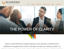 Tablet Screenshot of diamondhealth.com